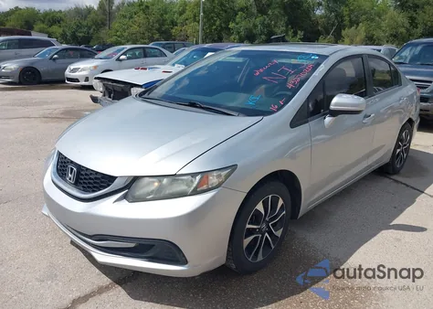 2014 Honda Civic Ex z USA, uszkodzony, nr VIN 19XFB2F8XEE016119